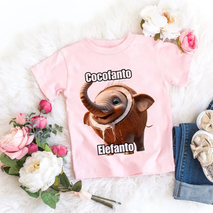 Children Unisex T-shirt Girl Boy Italian Brainrot Animals Kids Tung Tung Tung Sahur Short Sleeve Funny Meme Tee Summer Clothing
