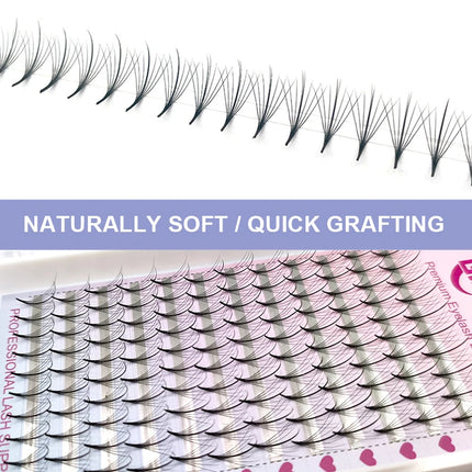 New 7D C/D Curl Eye Lashes Handmade Premade Volume Fans W Eyelash Extensions Natural Individual Lashes