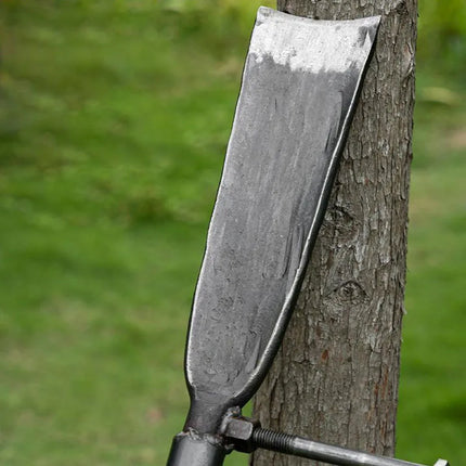 Manganese Steel Tree Digging Thickened Large Shovel Digging Pit Farm Tools Shovel with Foot to Move Seedlings Long Shovel