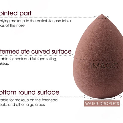 IMAGIC 16-Colors Makeup Sponge Tools Face Beauty Cosmetic Foundation Powder Puff Wet and Dry Use gąbka do makijażu косметика