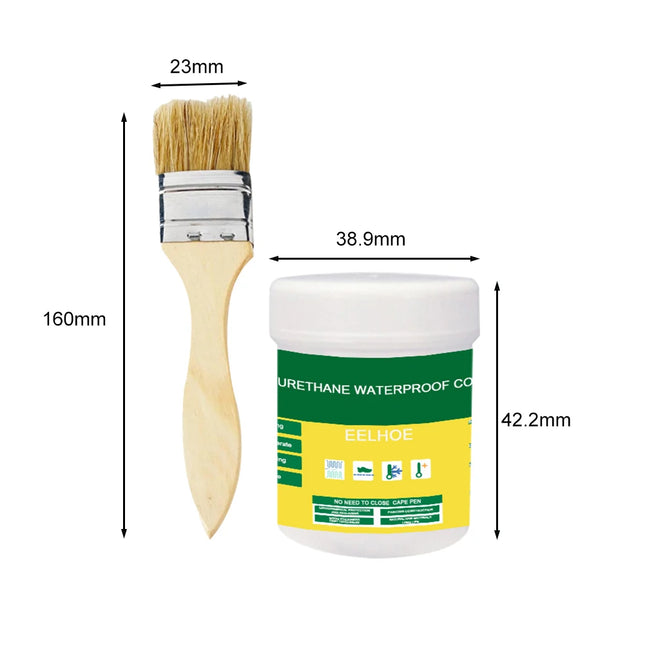 Transparent Waterproof Coating Sealant Agent Wall Leak Repair Material Invisible Glue for Roof Leakage Crack Seepage with Brush