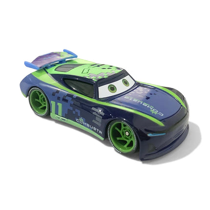 Disney Cars Electroplated Golden Racing Car 1/55 Metal Die Casting Model Alloy Material Anime Figure Kids Toys Birthday Gifts
