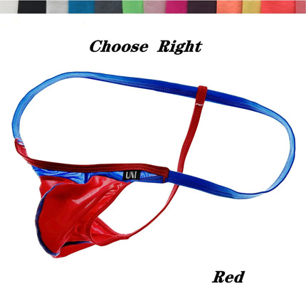 Male's Brief Cool Silky Nylon Low Waist Thongs Ice Ventilate Mesh Underwear Sexy G-strings Pouch Gay Men Gay Sissy Underwear