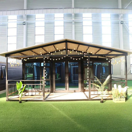 40ft Luxury Folding Container House Modular Prefabricated Home Steel Structure Mobile Tiny House for Granny Flat Garden Room