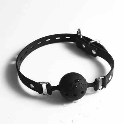 Silicone Mouth Gag SM Restraint Toys Breathable Mouth Plugs Ball Gag Adjustable Belt Mouth Sex Toy For Adult SM Games Erotic 18+