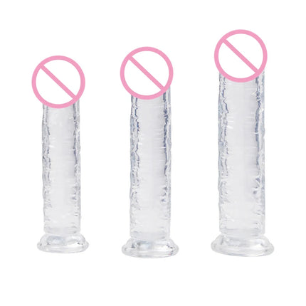 Cheap 8 Sizes Dildo With Suction Cup Huge Jelly Dildos Sex Toys for Woman Men Fake Dick Big Penis Anal Butt Plug Erotic Sex Shop