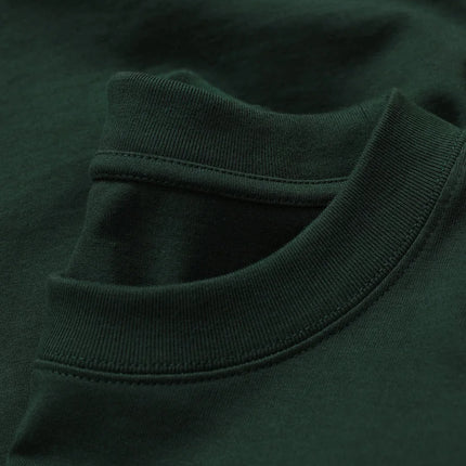11.29oz 320Grams Heavy Cotton Weight Oversized Loose Men T-shirt Solid Color Drop Shoulder Short Sleeve High Quality