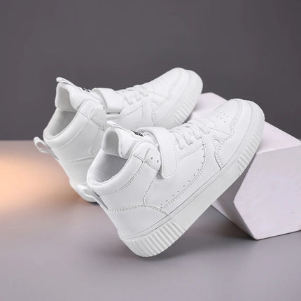 autumn boys sneaker high top children shoes luxury leather basketball shoes kids PU tennis sports shoes for boy size 28-39