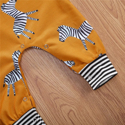 0-24months Baby Cartoon Patterns Jumpsuit Mermaid Zebra Tractor Alpaca Print Romper For Boys And Girl Summer Sleeveless Playsuit