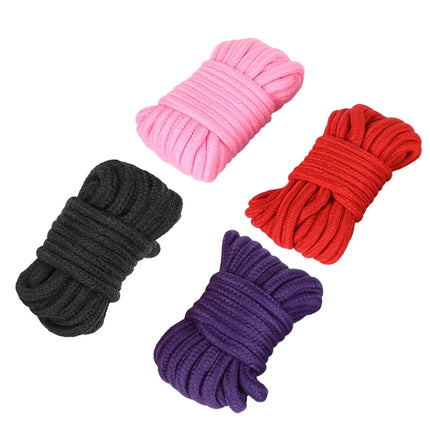 5/10M Bondage Rope Long Thick Cotton Bdsm Body Tied Ropes SM Slave Game Products Adult Sex Toys For Men Woman Couples