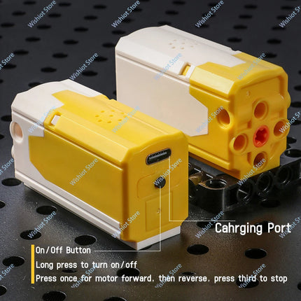 MOC Rechargeable Wireless M/L Motor Multifunction Power Functions Electric APP Remote Control for 9686 Science Education Puzzle