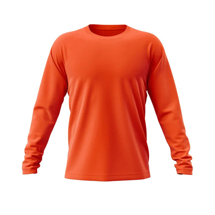 Quick-drying Long-sleeved T-shirt Custom Printing And Embroidery Company Logo Sun Protection Loose Sports, Fishing T-shirt 3xl