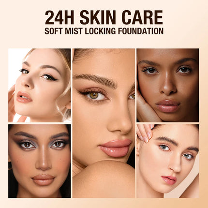 Moisturizing foundation, concealer, waterproof face makeup base, suitable for women's makeup, Halloween gift