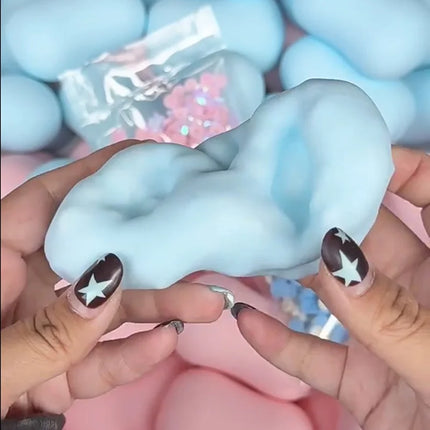 New Soap Ball Squishy Soap Stress Ball Fidget Toy Crunchy Squeeze Ball Round Blocks Filled ASMR Anti Stress Toys for Adults