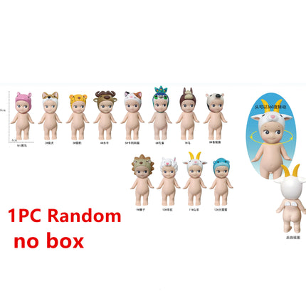 Mini Figure Angel Blind box Animal Series Mystery Box Cute Dolls Decoration Lucky Surprise Birthday Gift