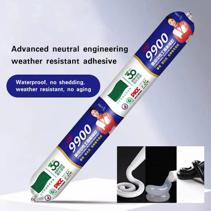 Transparent 9900 Silicone Sealant Waterproof Adhesive Fast-drying For Building Wall Adhesive Structural Sealant Tool Accessories
