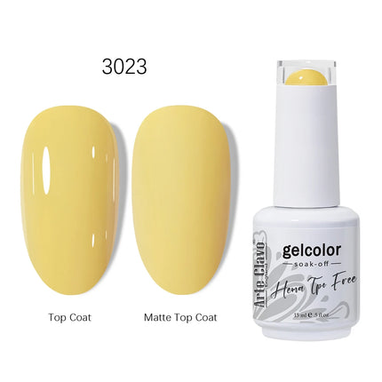 Arte Clavo HEMA TPO FREE Gel Nail Polish 15ML Long Lasting For Manicure Semi Permanent Nail Art UV LED Gel Varnish Nail Supplies