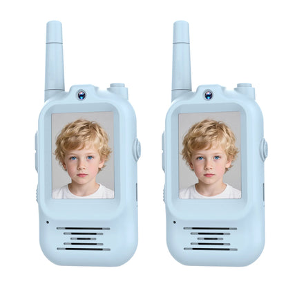 2PCS Kids Video Walkie Talkie Parent-Child Interactive Leisure Pager Remote Intercom Mini Telephone Toy for Gift