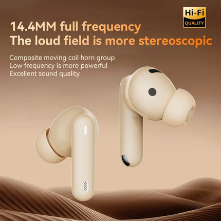 True Wireless Earphones Bluetooth Headphones Noise Reduction HiFi High-quality Semi-In-ear Earplugs With Mic For xiaomi Samsung