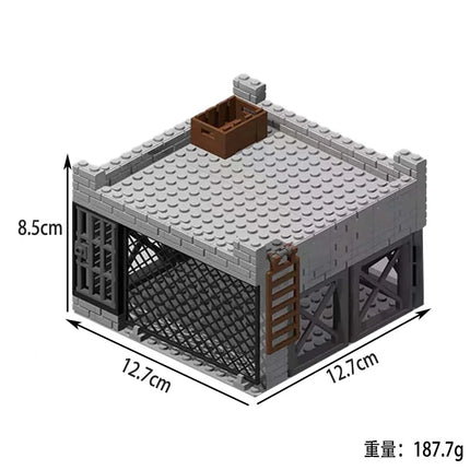 WW2 Military Observation Tower - Army Base Building Blocks