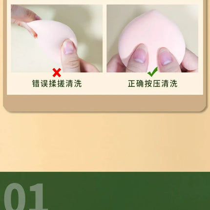 10 PCS Super Soft Cosmetics Puffs Set Free Shipping Makeup Sponge Make up for women Powder puff Korean Beauty Tools Accesories