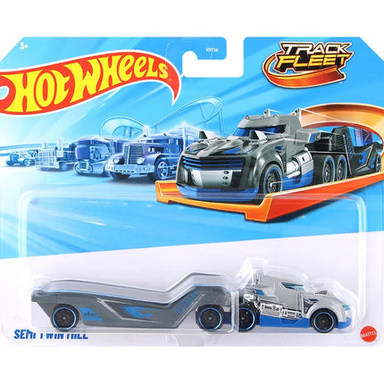 Hot Wheels Car TRACK FLEET Volvo 240 Drift Camper Chevy Silverado Driftcation 1/64 Metal Die-cast Model Toy HYT56