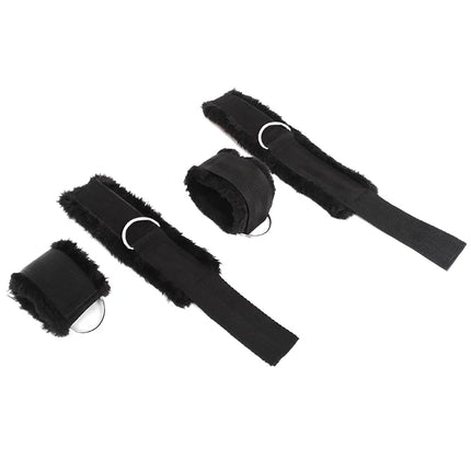 1Pc Bed Restraints Kit Restraint Fetish Bed Bondage Handcuffs Ankle Cuffs Adult Games Set Sex Toys For Women Men Couples