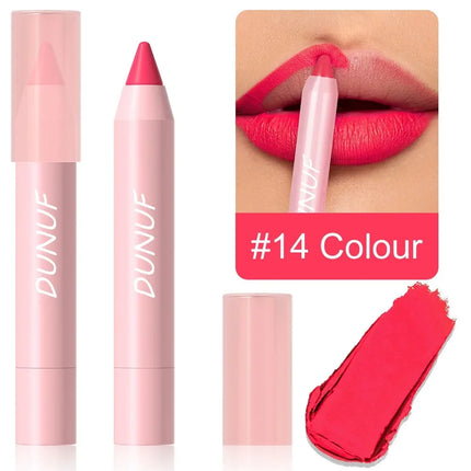 Nude Brown Lip Liner Pencil 18 Color Red Contour Tint Labial Makeup Waterproof Matte Lipstick Crayon Pen Lip Contouring Cosmetic