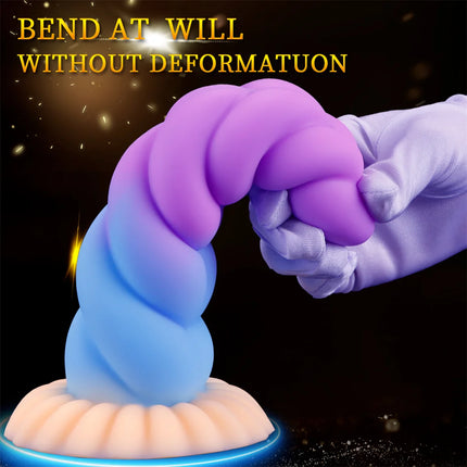 Silicone Soft Anal Toys Transparent Luminous Butt Plug 3 Size Adult Toys Tapon Anal Plug Braided Dilatador Anal Dildo Buttplug