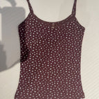 Brown floral / One Size