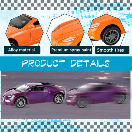 Alloy Off Road Model Mini Set Toy Racing Car 1:64 Color Changing Temperature Sensing Inertial Cars Model For Bath Pool Water Toy