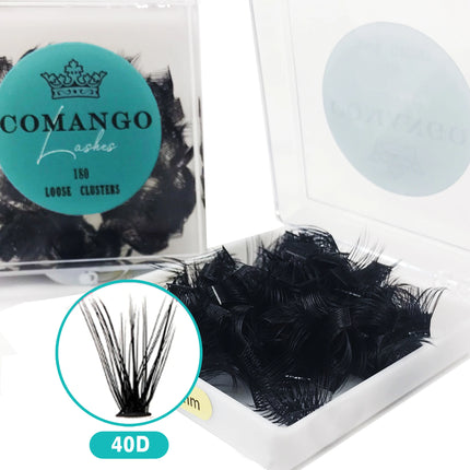 Cluster Lashes Individual Lashes Loose Fan Lash Extensions Lash Clusters C/D Curl 10/12/14/16/18mm DIY Eyelash Extensions