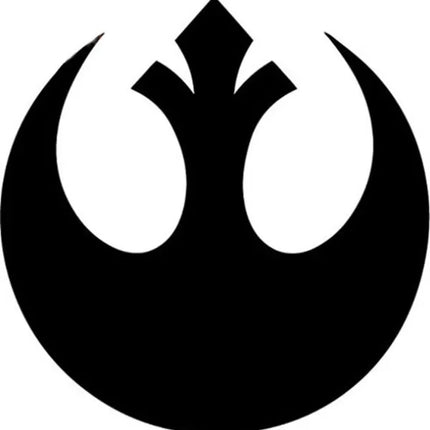 2Pcs/Set Variety of Sci-Fi Characters Vinyl Wall Stickers Imperial Rebel Alliance Logo Decal For Laptop/Phone/Car Decoration