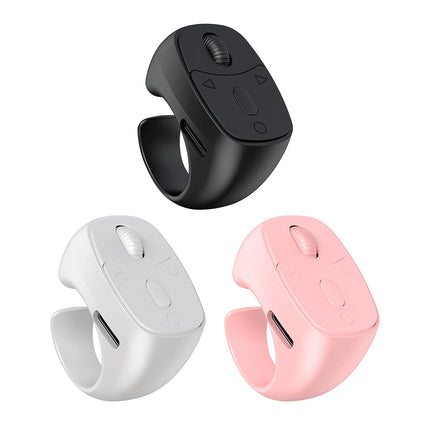 Bluetooth-Compatible 5.3 Remote Control Mouse Finger Ring Mouse Fingertip Remote Control Wireless Camera Shutter Selfie Button