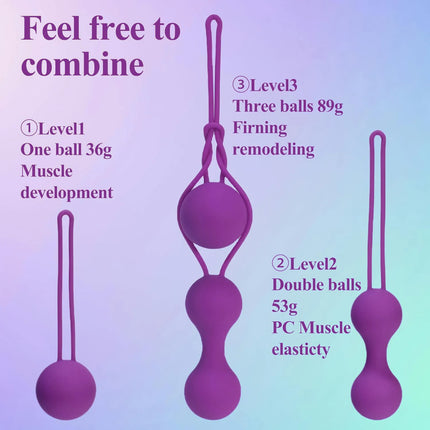 Beads Vaginal Ball Sex Toys for Women Silicone Smart Geisha Kegel Ball Simulator Vagina Chinese Ben Wa Ball Tightening Exerciser