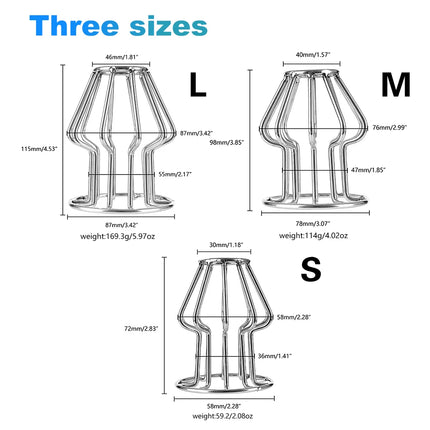 3 Sizes Anus Dilator Stainless Steel Hollow Anal Plug Prostate Massager Metal Vagina Expander Gay Women Man Adult Sex Toys