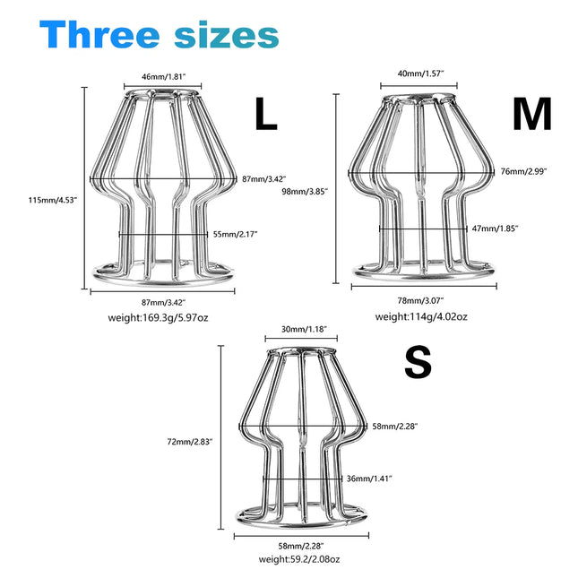 3 Sizes Anus Dilator Stainless Steel Hollow Anal Plug Prostate Massager Metal Vagina Expander Gay Women Man Adult Sex Toys