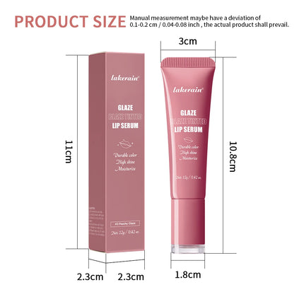 6 Colors Lip Gloss Glowy Balm Tinted Lip Moisturizer Repairing Nourishing Lip Tint Glow Liquid Lip Gel Hydrating Lips Care