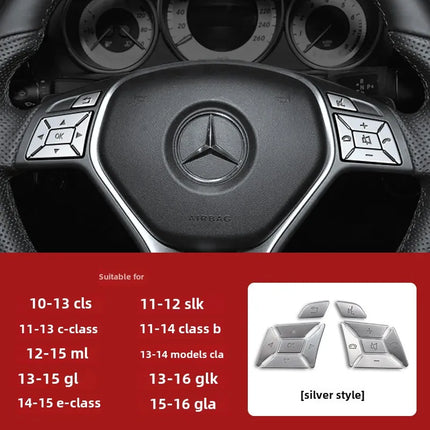 Car Window Lift Button Cover Sticker Switch Panel Styling for Mercedes Benz A B C Class W204 W212 GLA GLK CLA GL ML GLE