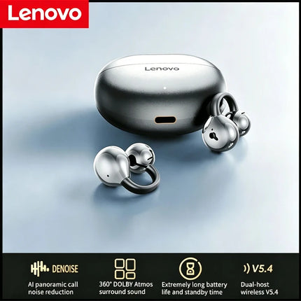 Lenovo Wireless Bluetooth 5.4 Earphones TWS Panoramic Sound Effects Ultra Long Battry Life Headphones Comfortable To Wear TA410
