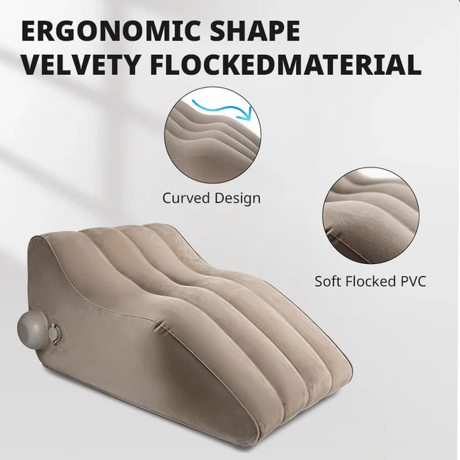 Multi Functional Inflatable Sex Pillow for Couples Supports Deeper Positions Adult Position Aid Sexual Tools for Men Women