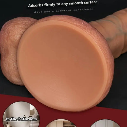 Thick Penis Dildo Sexy Adult Cock Dick Sex Toys Soft Realistic Skin Feel Human Penis Sexual Dildos Woman Penile Prosthesis Women
