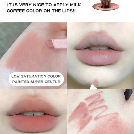 Nude Lip Liner Gege Bear Matte Velvet Lip Liner Pencil Long-lasting Waterproof Draw Lip Line Pen