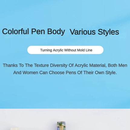 JINHAO 100 Acrylic Fountain Pen Beautiful Green Gift Pen EF/F/M with Converter Writing Office School Supplies Stationery