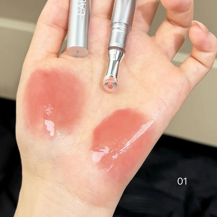 CACE Mirror Watery Crystal Jelly Lipgloss Lasting Moisturizing Lipstick Clear Lip Gloss Glass Lip Glaze Cosmetics Lip Stain Tint
