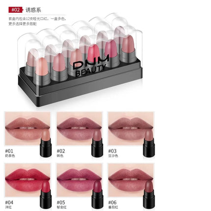 Eyeshadow Pencil Set 12 Colors Waterproof Long Lasting Glitter Shimmer Eye Shadow Pen Highlighter Stick Eyes Makeup Tools