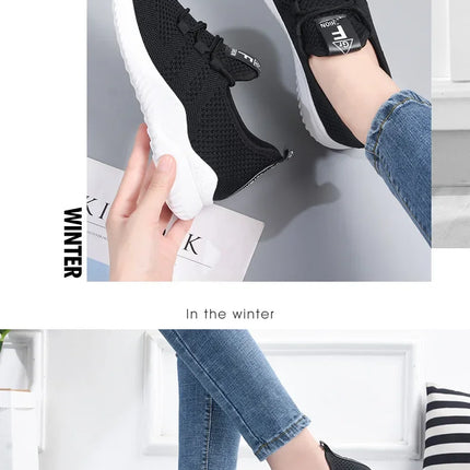 2025 Sports Running Shoes Women's Mesh Breathable Walking Women's Sports Shoes Comfortable and Fashionable Casual Sports Shoes