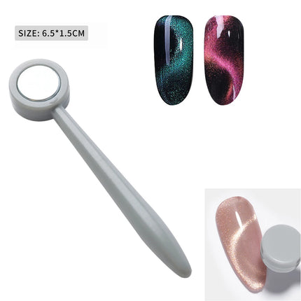 10ml Flamingo Red Magnetic Cat eye Gel Gemstone Glitter Cat Eye Gel Polish Semi-permanent UV LED Cateye Nail Varnish Manicure#GY
