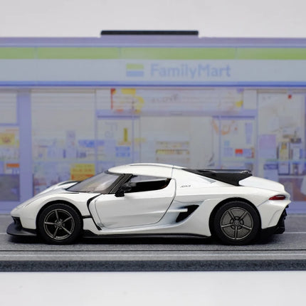 kinsmart Koenigsegg Jesko Absolut Alloy Diecast Car Model 1/36 Toy With Pull Back For Children Gifts Toy Collection