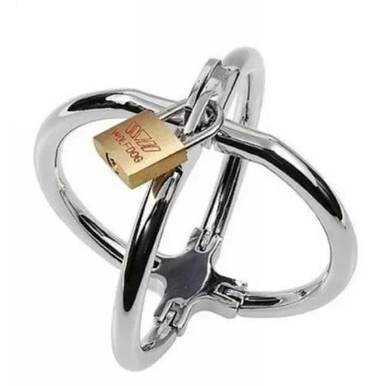 6 Types Stainless Steel Handcuff Bondage WristCuffs Slave Bondage Restraints Roleplay Lockable Adult Sex Game Toy Woman Man